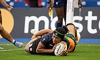 Sadia Kabeya scores for England against Australia