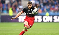 Owen Farrell was part of the winning Saracens side
