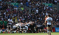 A general view as Frank Lomani of Fiji stands over the scrum during the 2026 Nations Championship