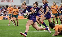 Meg Jones was one of the try scorers for England