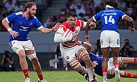 Ben Gunter was one of the try scorer for Japan