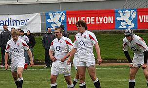 Henry Thomas playing for England Under-16s