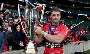 Leigh Halfpenny with the European Champions Cup