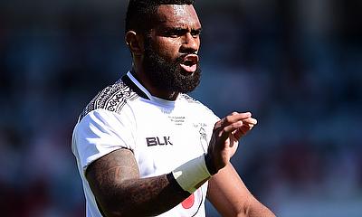 Bath's Nikola Matawalu, pictured playing for Fiji, was sin-binned and conceded a penalty try against Wasps