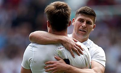 Jack Clifford, pictured left, and Ben Youngs, pictured right, both scored tries for England against Wales