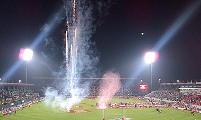 Firework at Dubai 7s