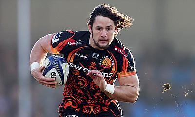 Michele Campagnaro was among the tryscorers in Exeter's defeat of Cardiff Blues.