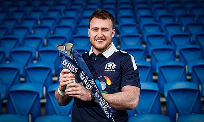 Stuart Hogg has won the RBS 6 Nations player of the championship award for the second year running