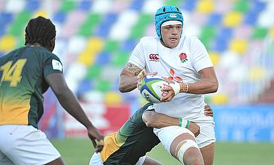 England captain Zach Mercer scored two of their tries in a 24-22 win over South Africa in their semi-final