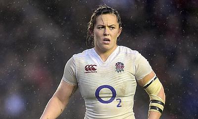 Marlie Packer scored two tries as England topped Pool B