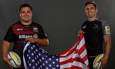 Saracens and Newcastle Falcons are set to lock horns in Philadelphia on Saturday