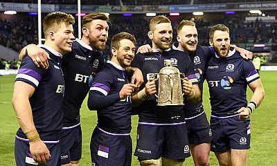 Huw Jones double helps Scotland to Calcutta Cup success