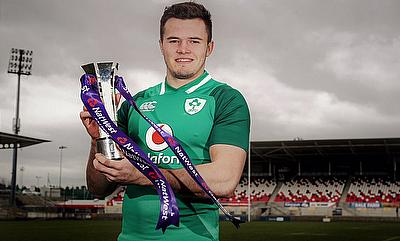 Jacob Stockdale was impressive for Ireland in their Grand Slam triumph