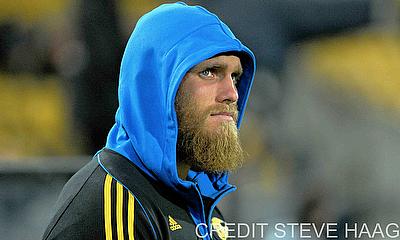 Brad Shields in Super Rugby matchaction for the Hurricanes