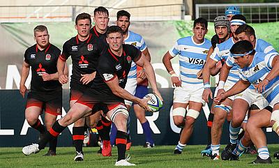 England U20 captain Ben Curry in action against Argentina
