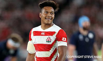 Japan's Kotaro Matsushima is the joint top try scorer at the World Cup alongside Josh Adams