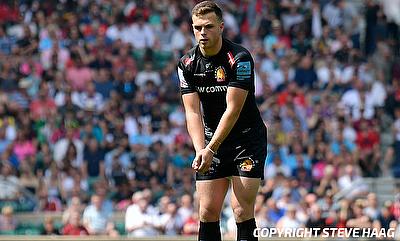 Joe Simmonds kicked 10 points for Exeter Chiefs