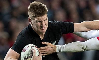 Jordie Barrett was red-carded during the Perth game against Australia
