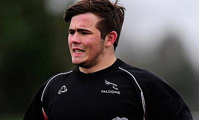 George McGuigan scored the opening try for Newcastle Falcons