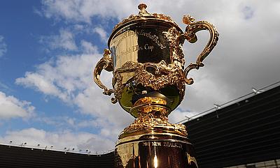 Rugby World Cup's Webb Ellis trophy