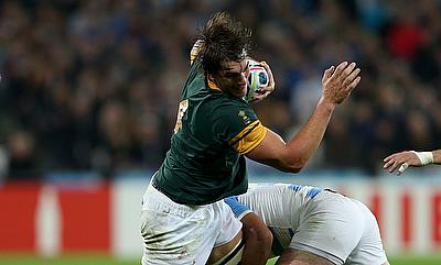 Eben Etzebeth scored the opening try for South Africa