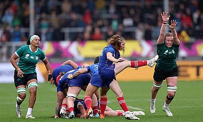 The incident happened during the quarter-final game between France and Ireland