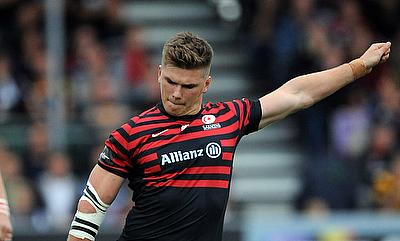 Owen Farrell kicked six conversions and a penalty for Saracens