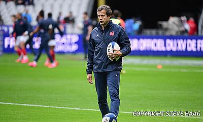 France head coach Fabien Galthie France head coach Fabien Galthie