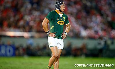 Cheslin Kolbe is named on the right wing
