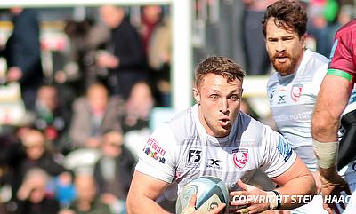 Ollie Thorley was part of the winning Gloucester side Ollie Thorley was part of the winning Gloucester side