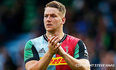 Alex Dombrandt was one of the try scorer for Harlequins