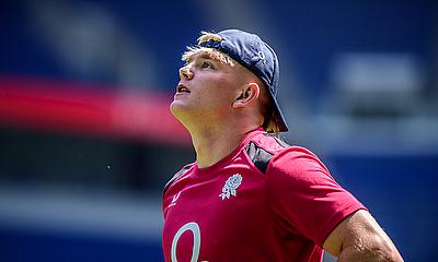 Henry Pollock scored a hat-trick for England alt=