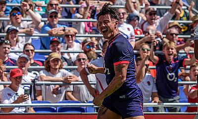 Marcus Smith was one of the try scorer for England