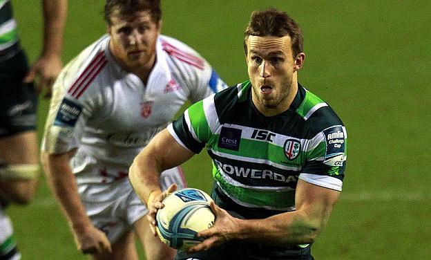Andy Fenby scored a hat-trick of tries as London Irish hammered Newcastle