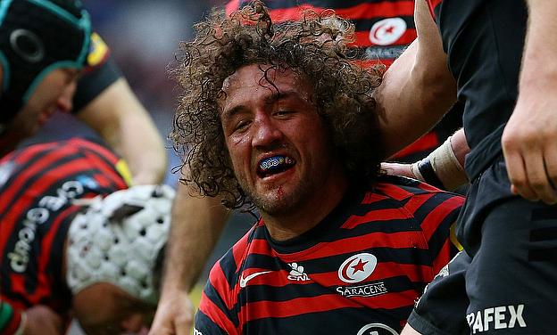 Saracens flanker Jacques Burger admits his daily routine icing his damaged knee is 