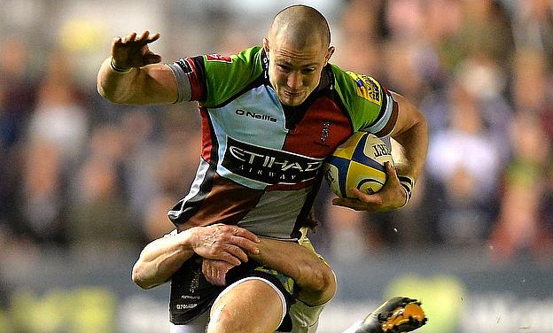 England and Harlequins full-back Mike Brown claimed the Aviva Premiership Player of the Season award
