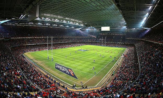 Work is under way to revamp the pitch at Cardiff's Millennium Stadium