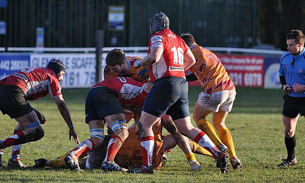 Action from Sedgley Park Tigers beating Hull Ionians