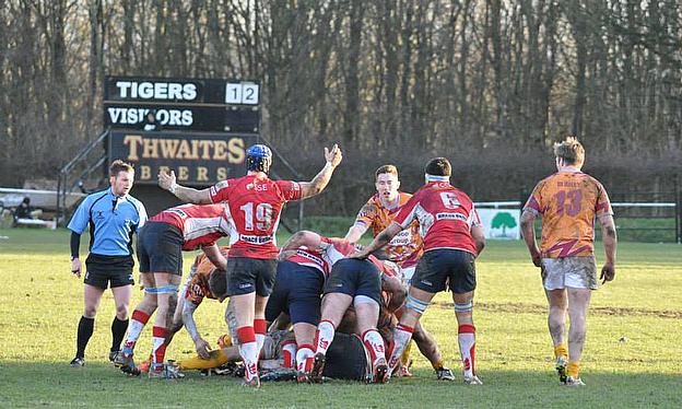 Action from Sedgley Park Tigers beating Hull Ionians