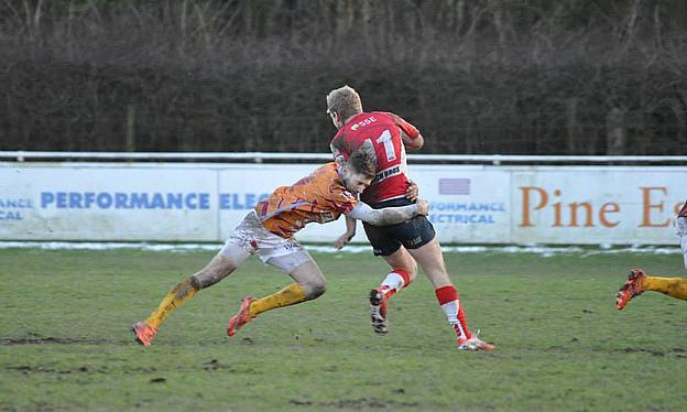 Action from Sedgley Park Tigers beating Hull Ionians