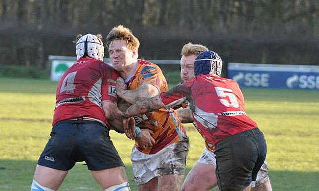 Action from Sedgley Park Tigers beating Hull Ionians