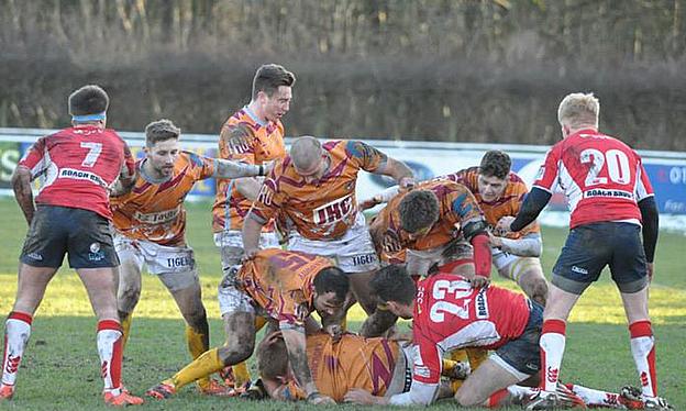 Action from Sedgley Park Tigers beating Hull Ionians