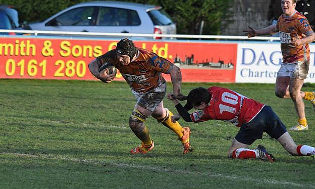 Action from Sedgley Park Tigers beating Hull Ionians