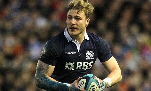 David Denton makes his first appearance for Scotland at this year's Six Nations
