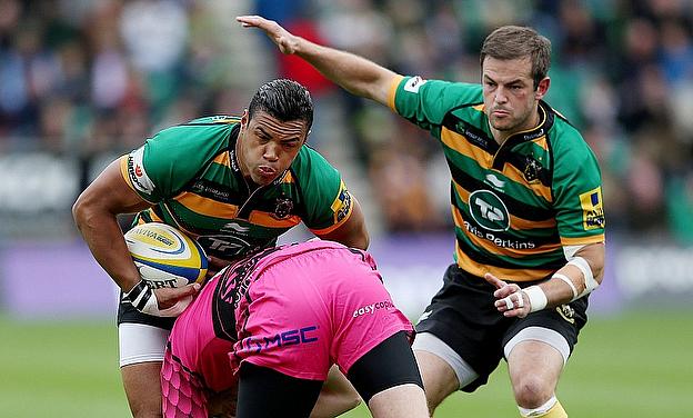 Luther Burrell scored a brace of tries as Northampton secured a 46-0 win over London Welsh