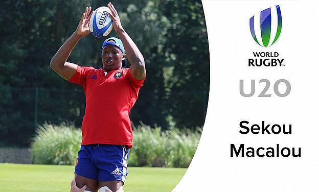 Sekou Macalou features in the U20s World Rugby Championship