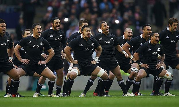 All blacks in Haka mode