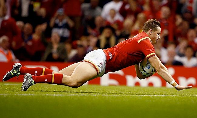 Hallam Amos has been named in Gatland's team for Saturday's World Cup clash against England at Twickenham