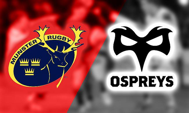 Munster and Ospreys representing the Pro 12