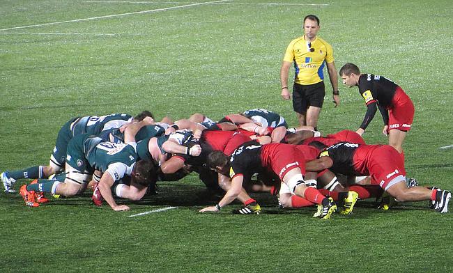 The Saracens scrum was far superior against Leicester tigers